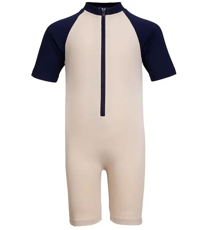 Petit Crabe Badoverall - Multi Färg - UV50+ - Latte/Blue