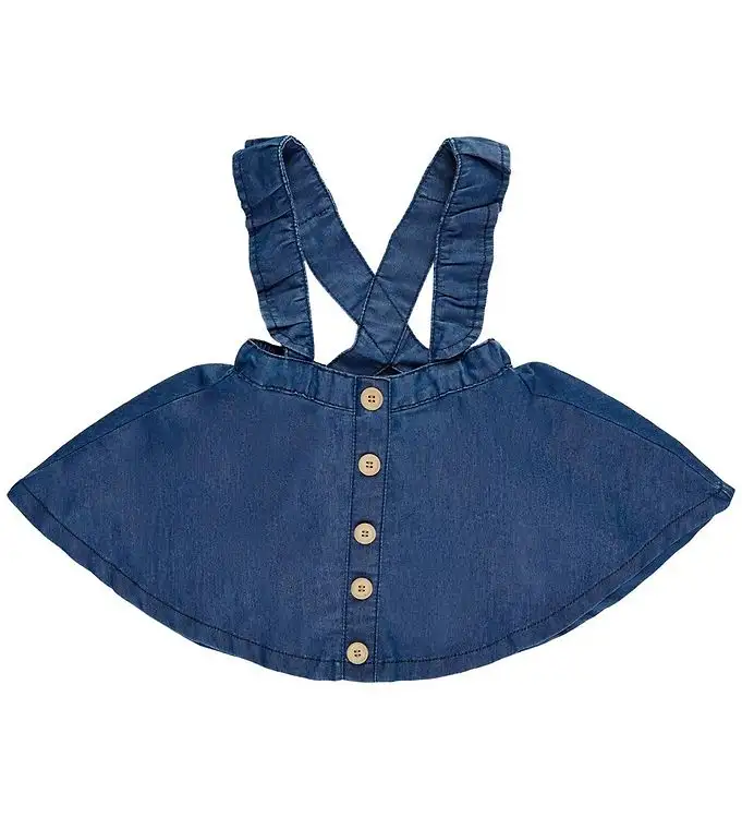 The New Siblings Kjol m. Hängslen - TnsGambit - Blue Denim