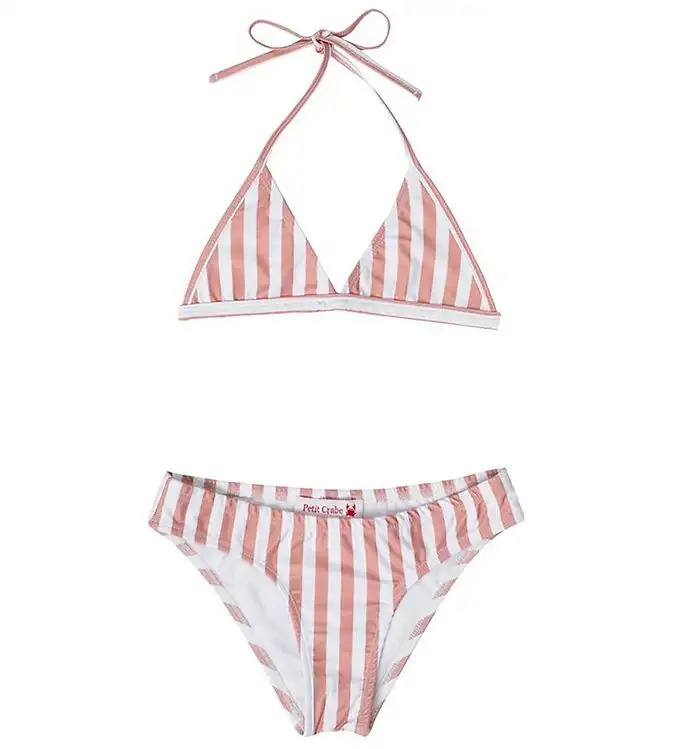 Petit Crabe Bikini - Elle - UV50+ - Candy Ränder