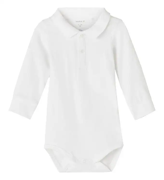 Name It Polobody l/ä - NbmHolger - Bright White