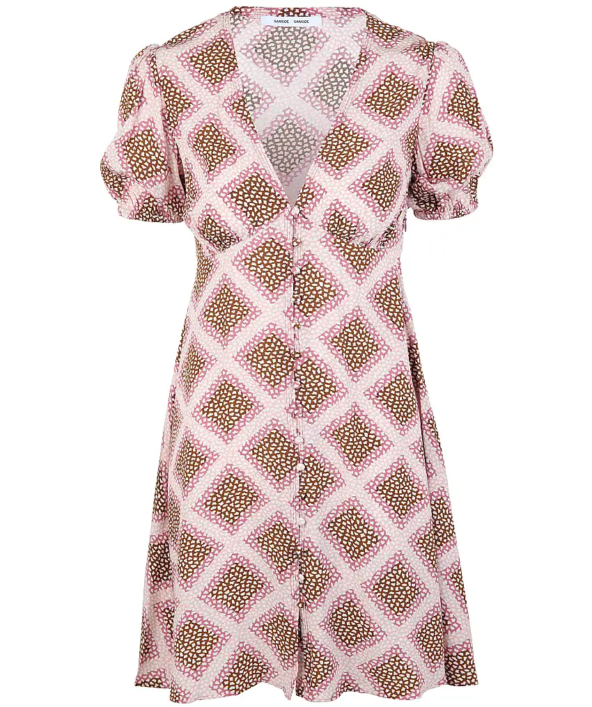 Samsoe Samsoe Petunia short dress aop - Rosa