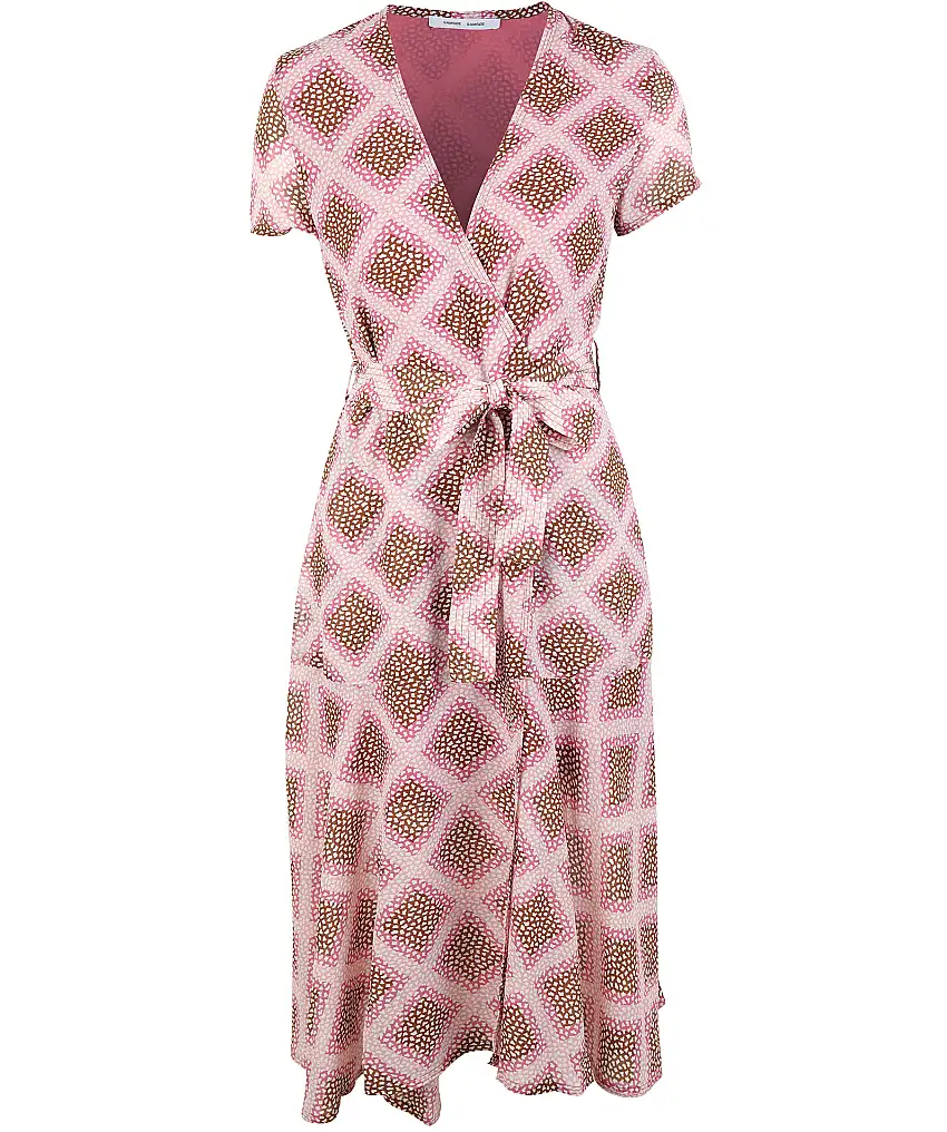 Samsoe Samsoe Klea long dress aop - Rosa