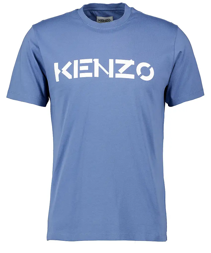 Kenzo Bicolour Logo T-Shirt - Blå