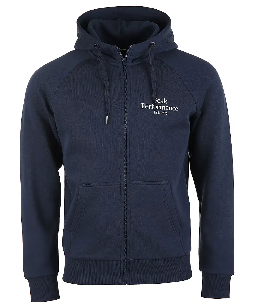 Peak Performance Original zip hood - Blå