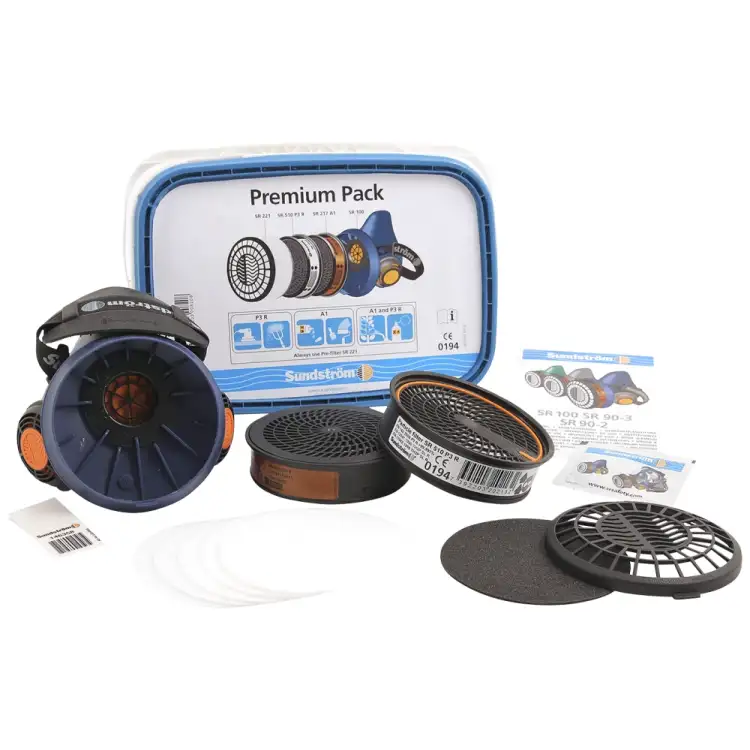 Halvmask Sundström SR 100 M/L Premium Pack
