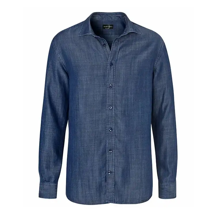 Denimskjorta slim fit