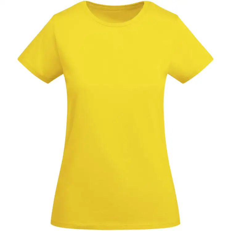 Breda kortärmad T-shirt ekologisk bomull dam
