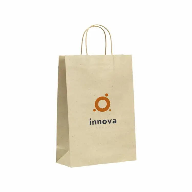 Leaf It Bag i återvunnet gräspapper 120 g/m²) L