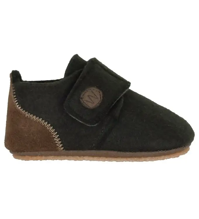 Wheat Innerskor - Ull - Marlin Felt - Olive