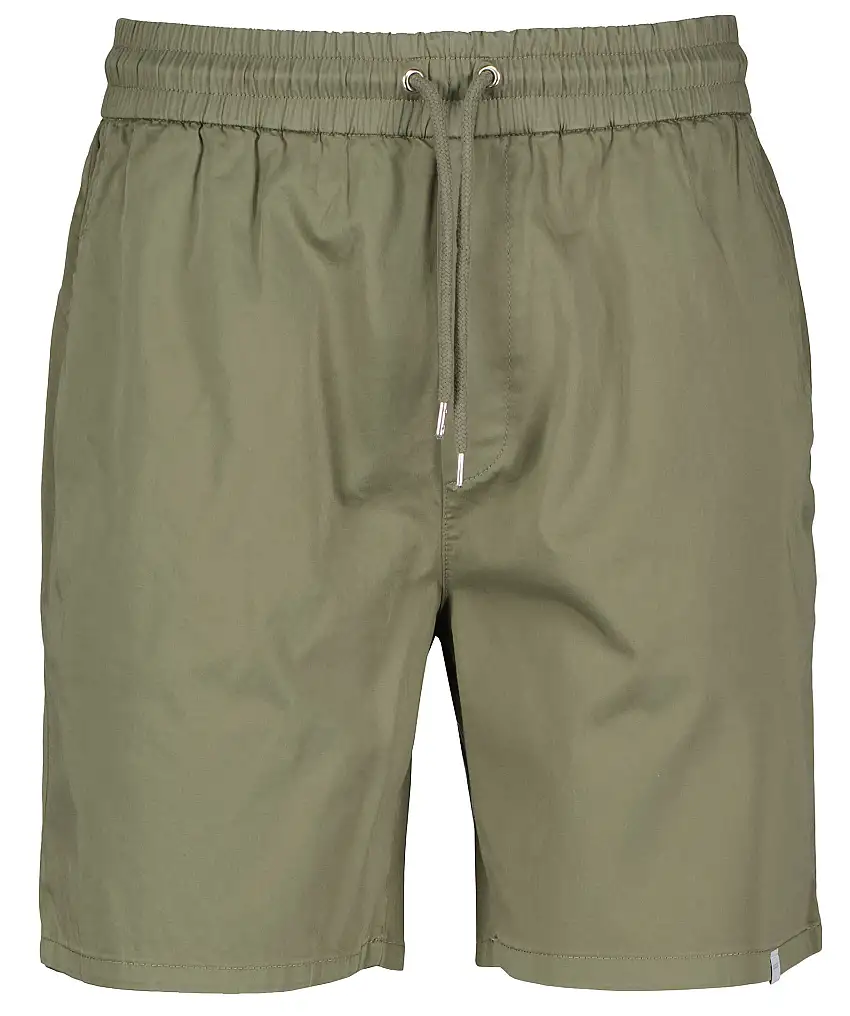 Les Deux Otto Cotton Shorts - Grön