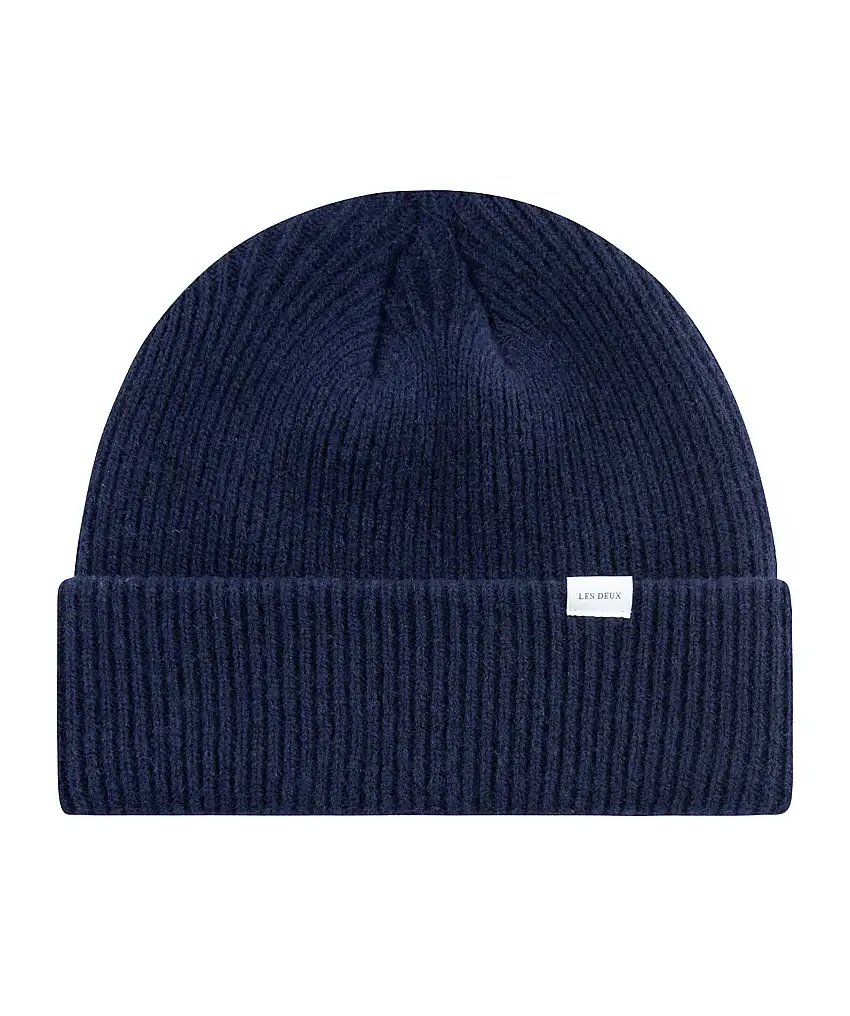 Les Deux Wayne wool beanie - Blå