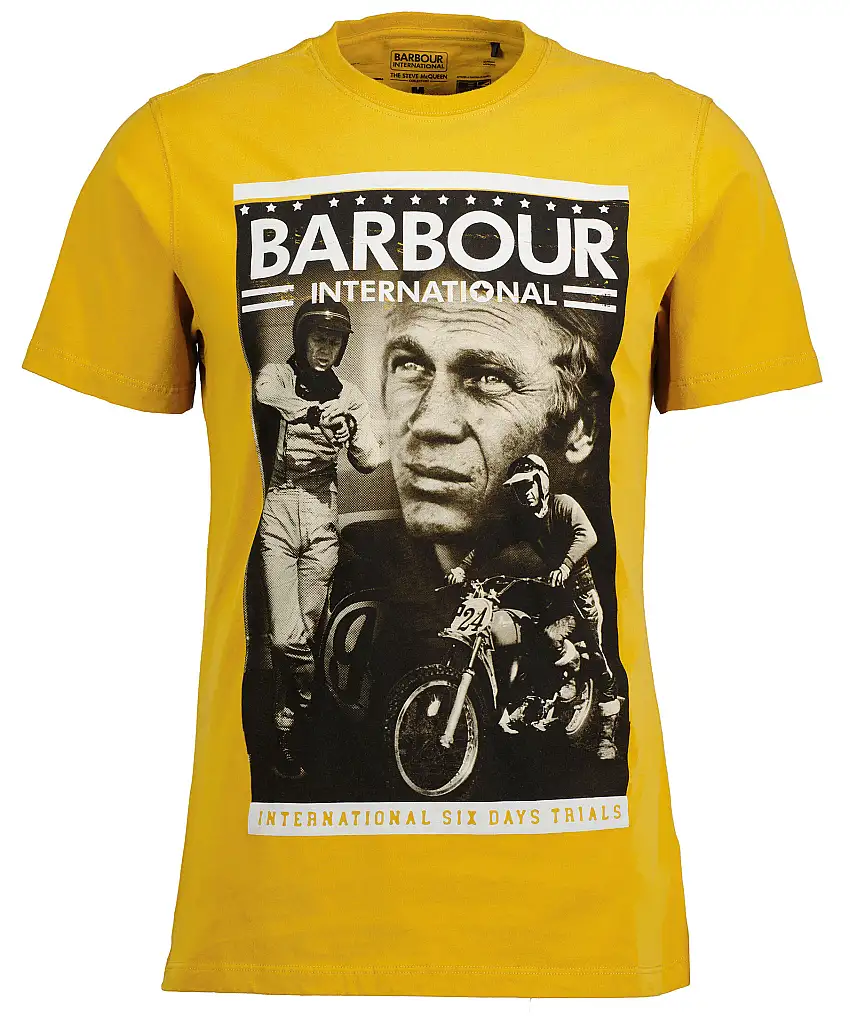 Barbour SMQ Combo T-Shirt - Gul