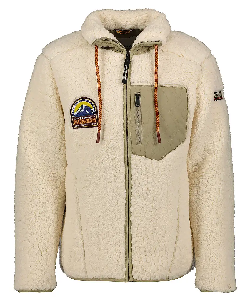 Napapijri T-Solda Full Zip - Vit