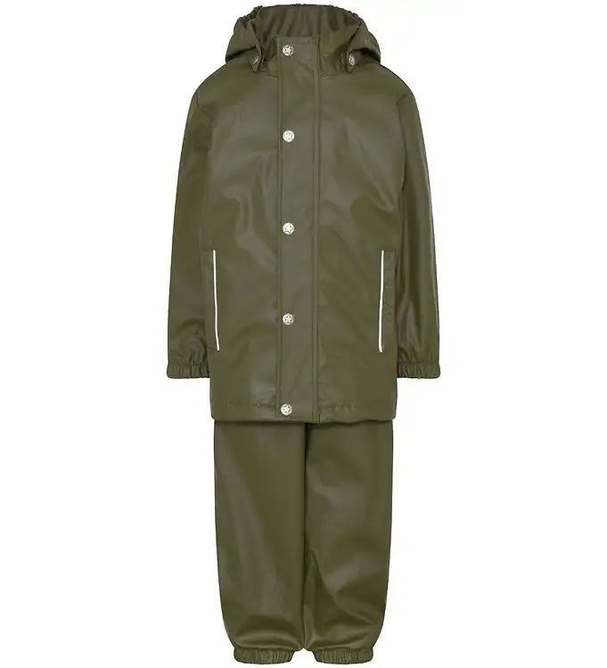 En Fant Regnkläder - PU - Ivy Green