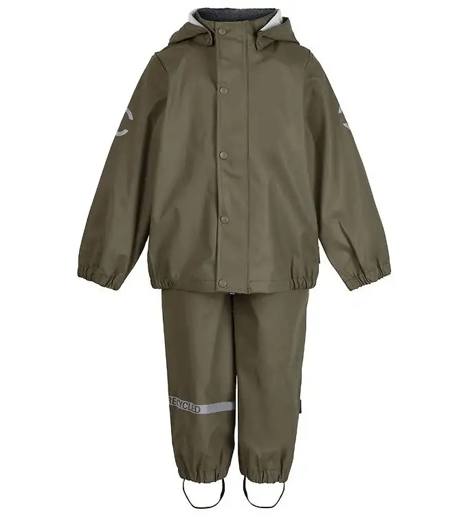 Mikk-Line Regnkläder - Återvunnet - PU - Dusty Olive