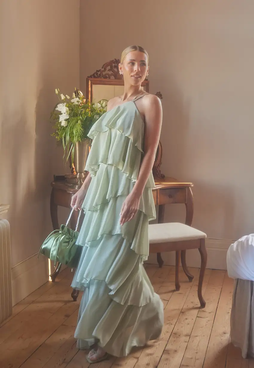 Andrea Flounce Maxi Skirt 37063148