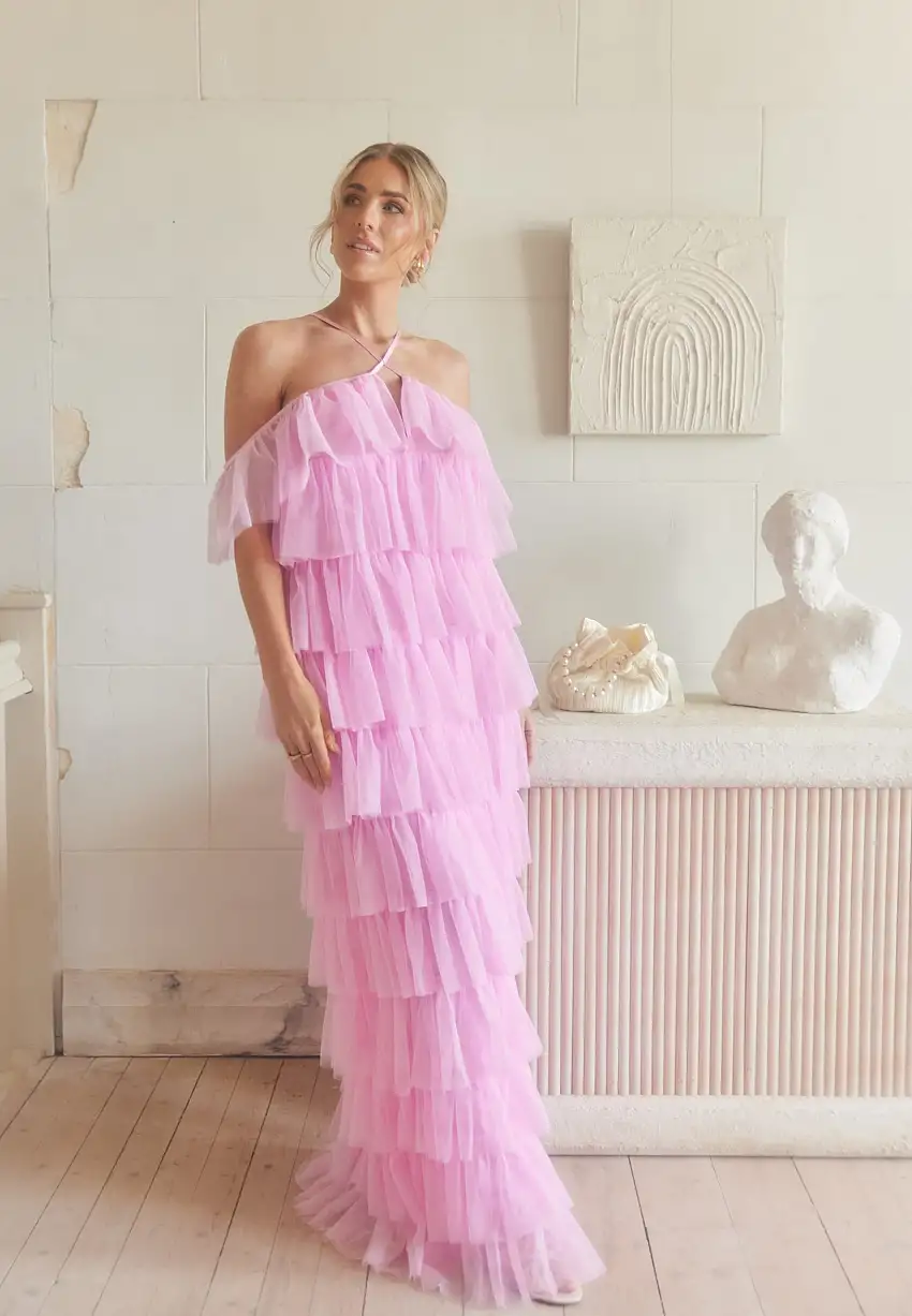 Andrea Tulle Maxi Dress 51201664