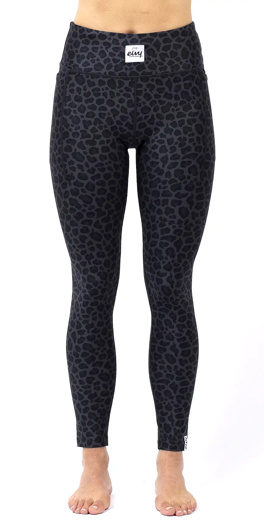Eivy Women's Pocket Tights Black Leopard