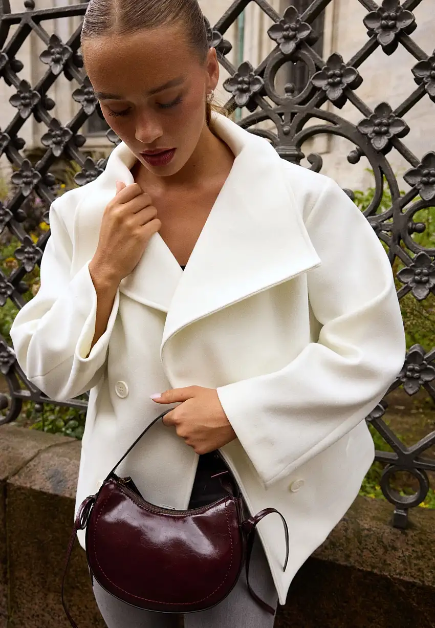 Ava High Neck Short Coat 49420131