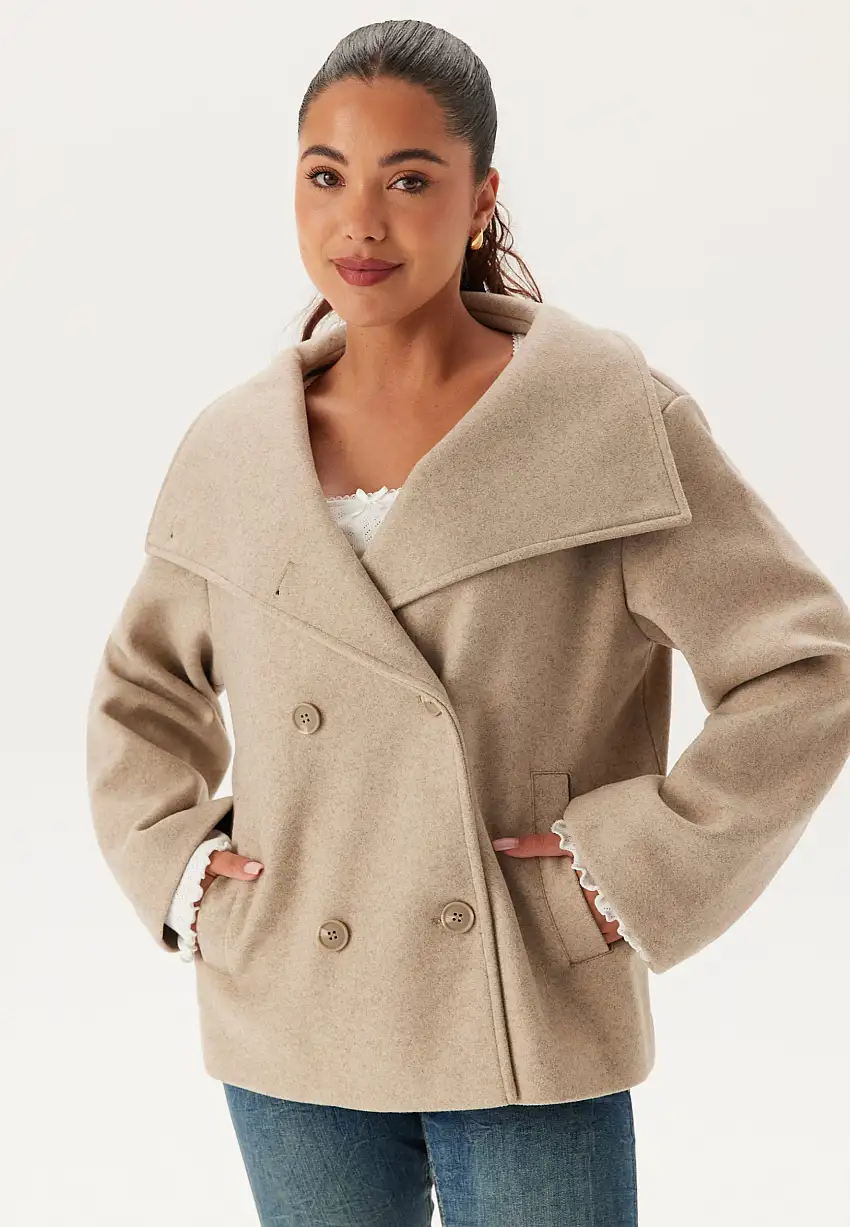 Ava High Neck Short Coat 40958249