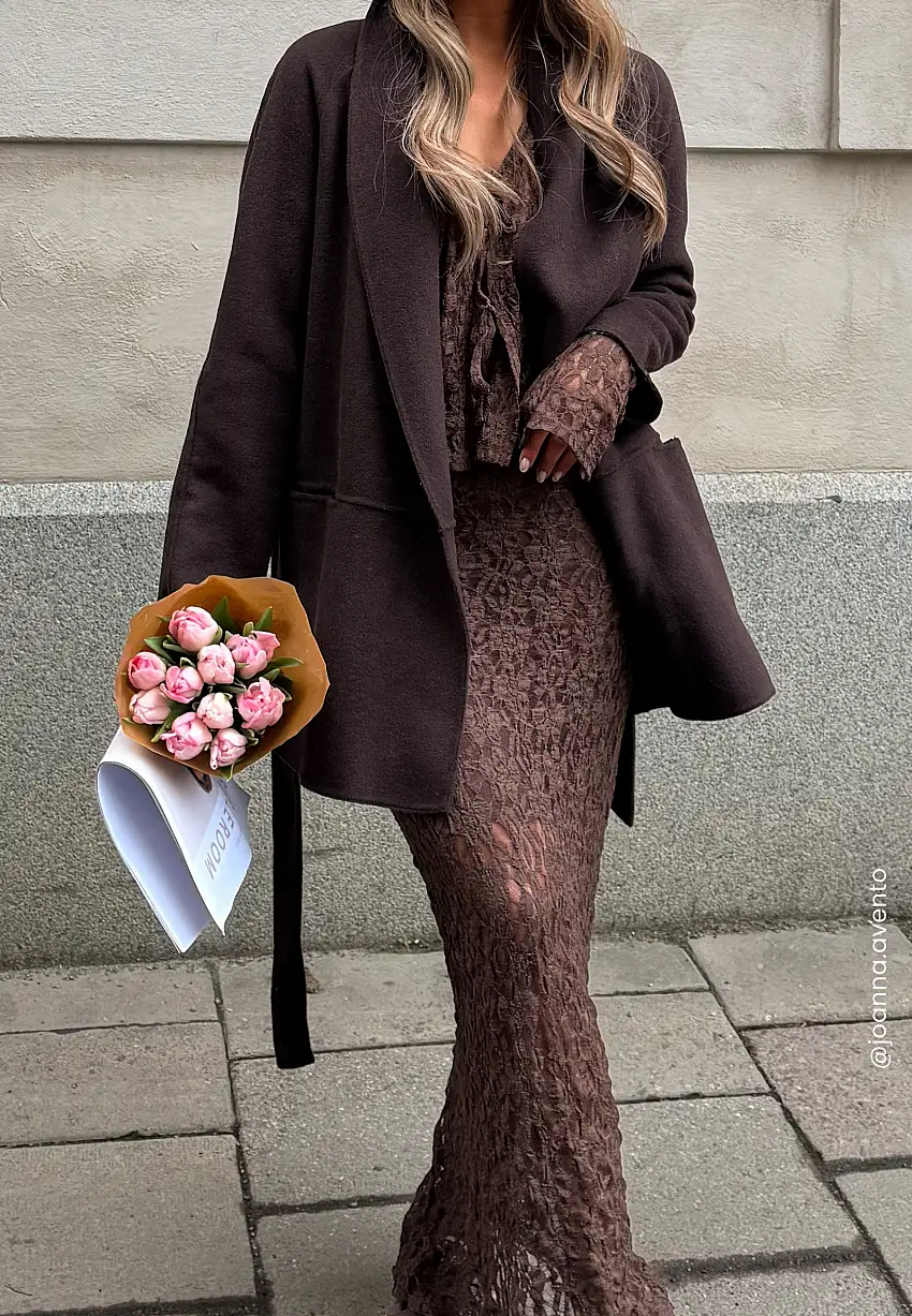 Belted Wool Coat 11310587