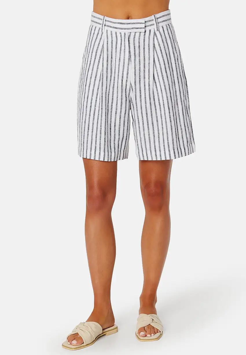 CC linen striped shorts 91385999