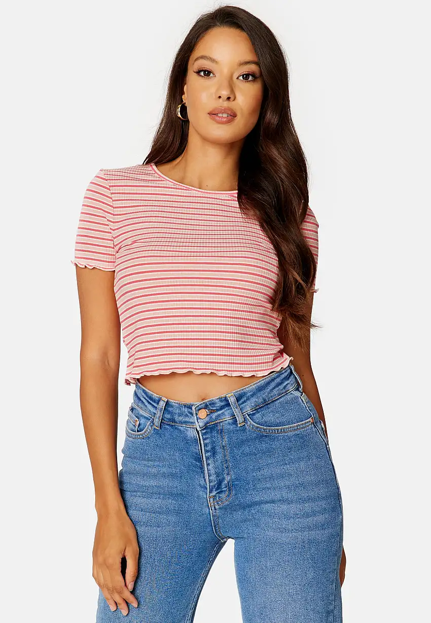 Hallie striped rib top 92766389