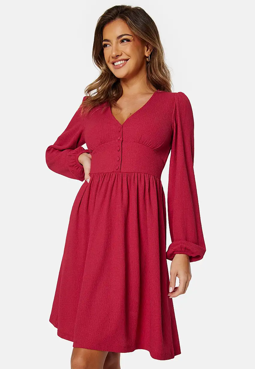 Structure Button Short Dress 89452212