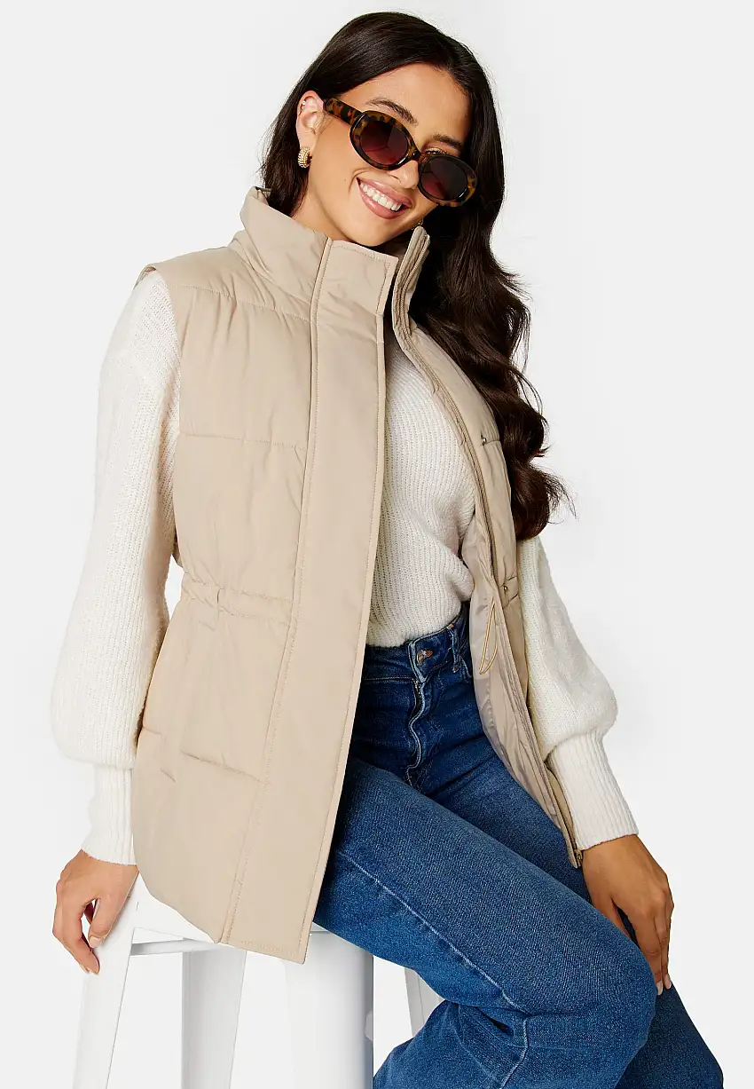 Rishi Drawstring Puffer Vest 70127873