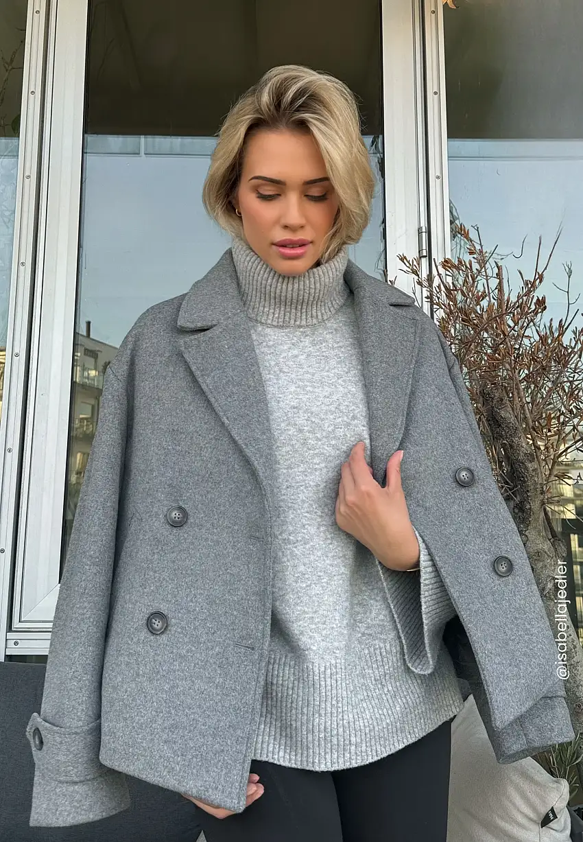 Short Wool Blend Jacket 87783860