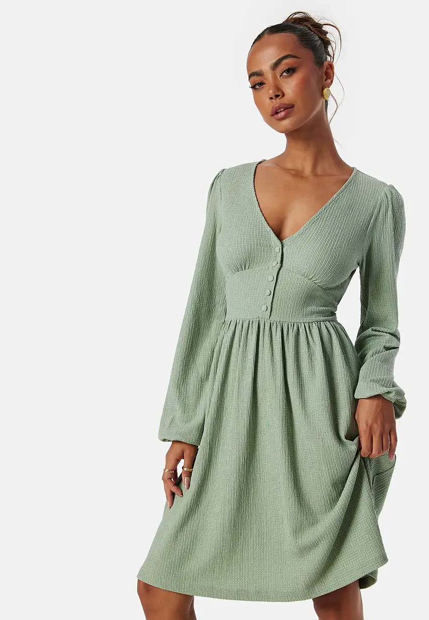 Structure Button Short Dress 84741721