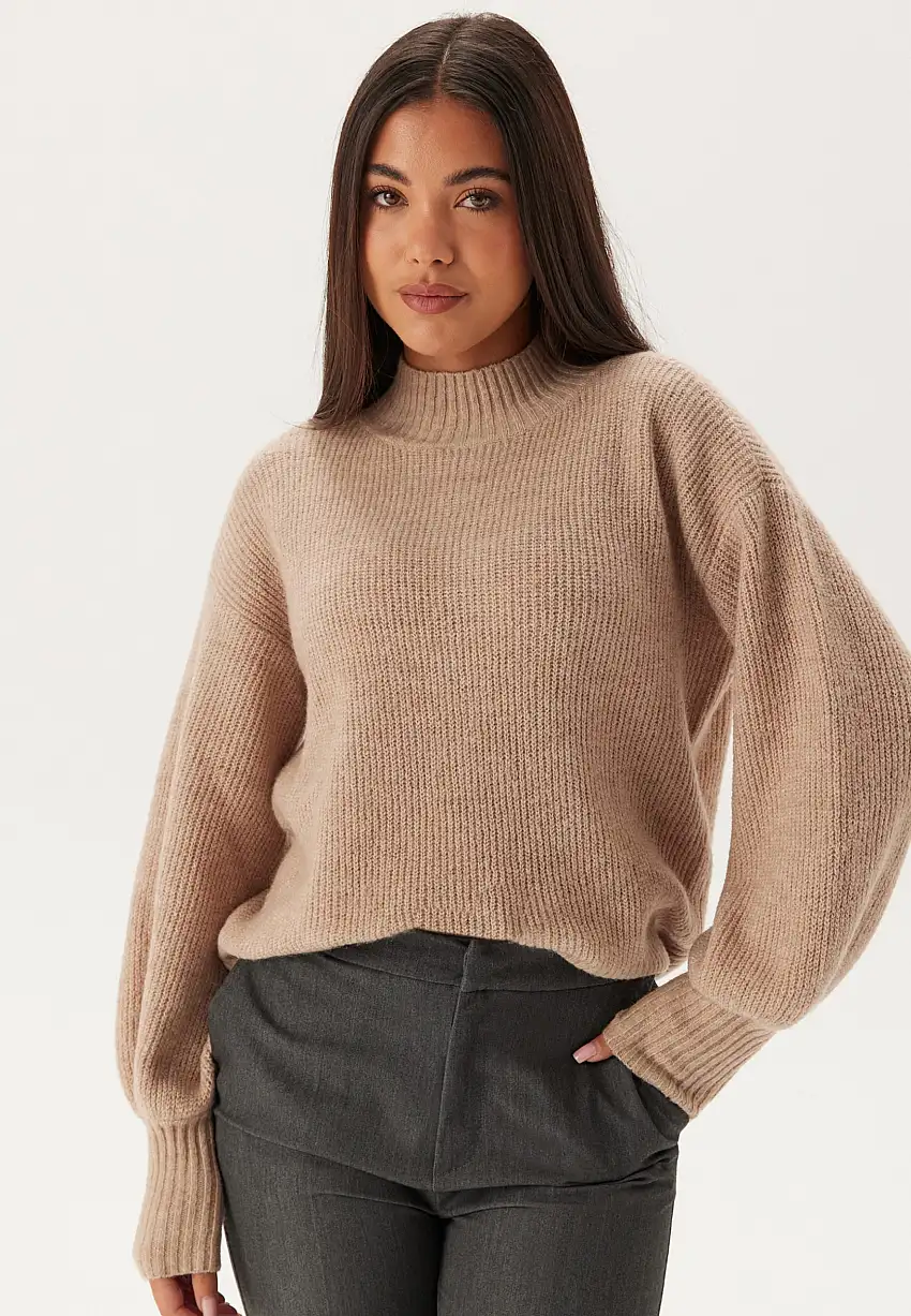 Turtleneck Knitted Sweater 93227538