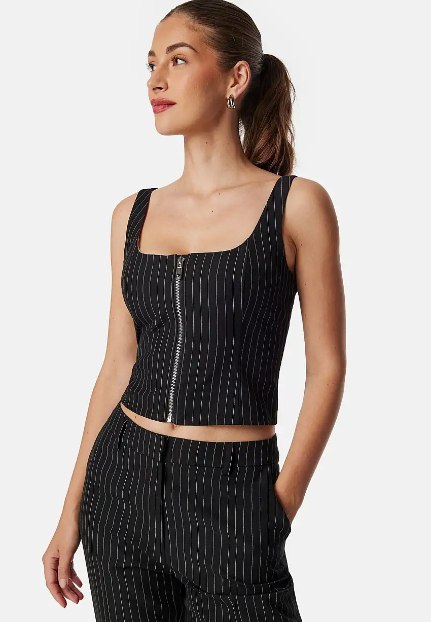 Zip Bustier Top 34904952