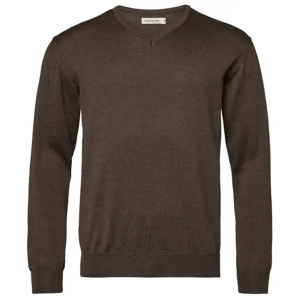 Chevalier - Aston V-Neck Merino Pullover - Överdragströjor merinoull