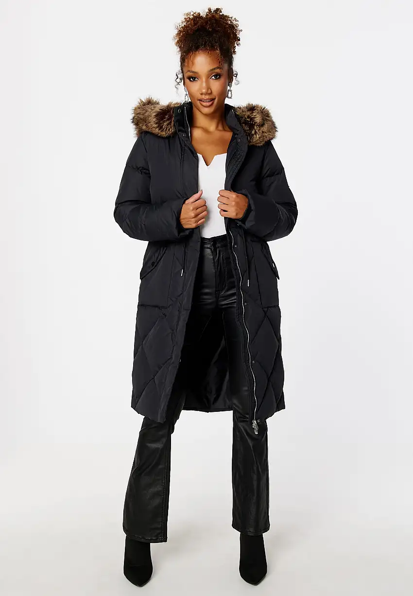 Hooded Long Down Jacket 25439774