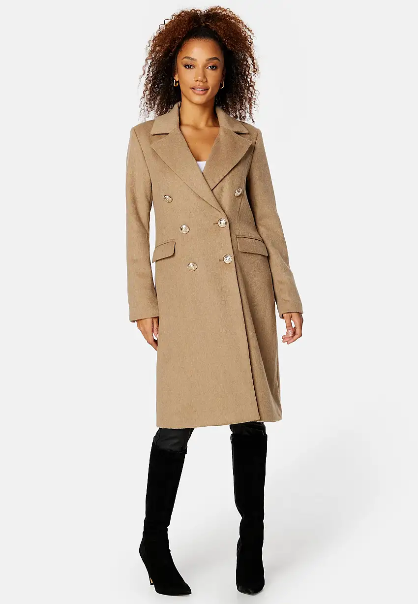 Donatella Wool Blend Coat 19327130