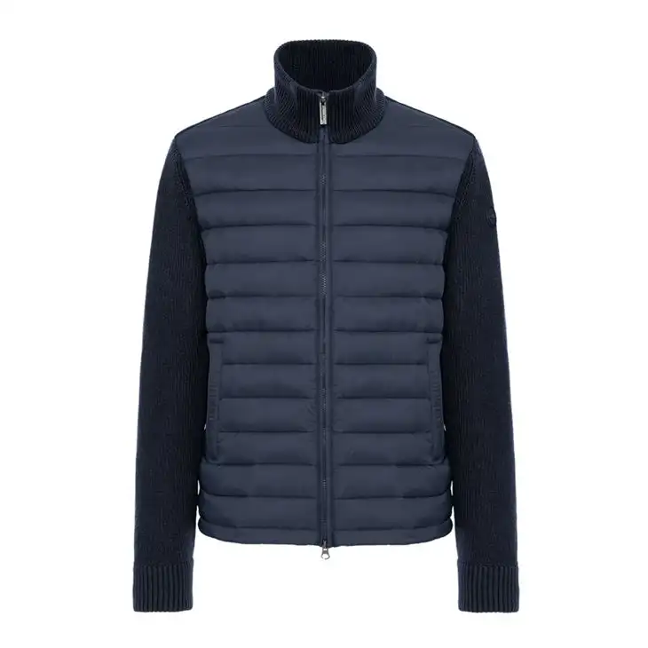 Jacket With Knit Sleeves Herr 91160090