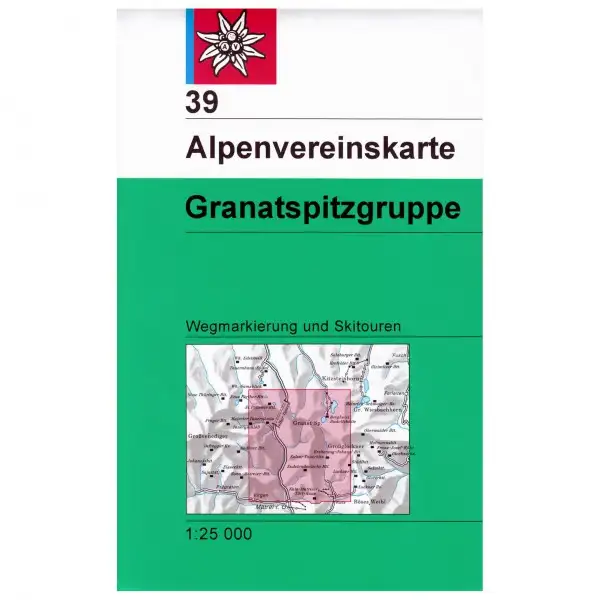 DAV - Granatspitzgruppe 39 - Vandringskartor