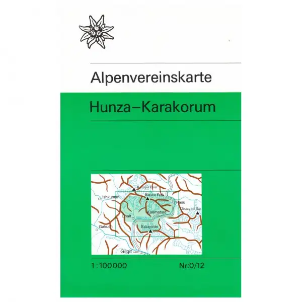 DAV - Hunza-Karakorum 0/12 - Vandringskartor