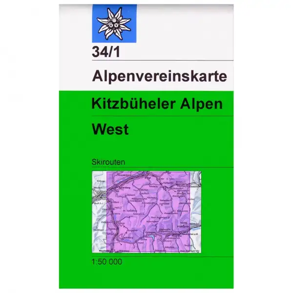 DAV - Kitzbühler Alpen, West 34/1 - Vandringskartor