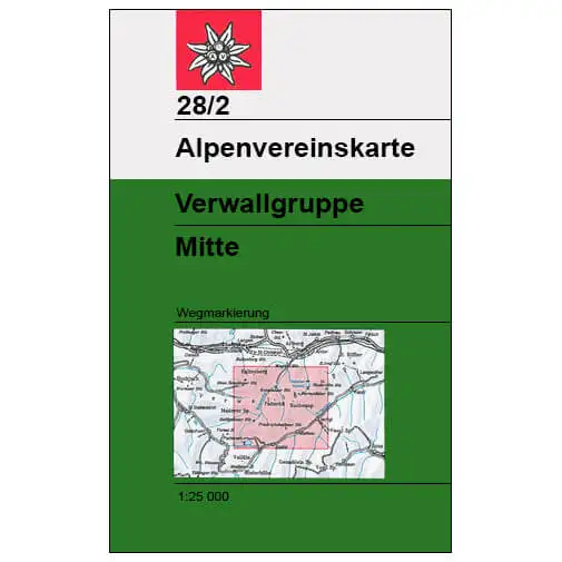 DAV - Verwallgruppe Mitte, 28/2 - Vandringskartor