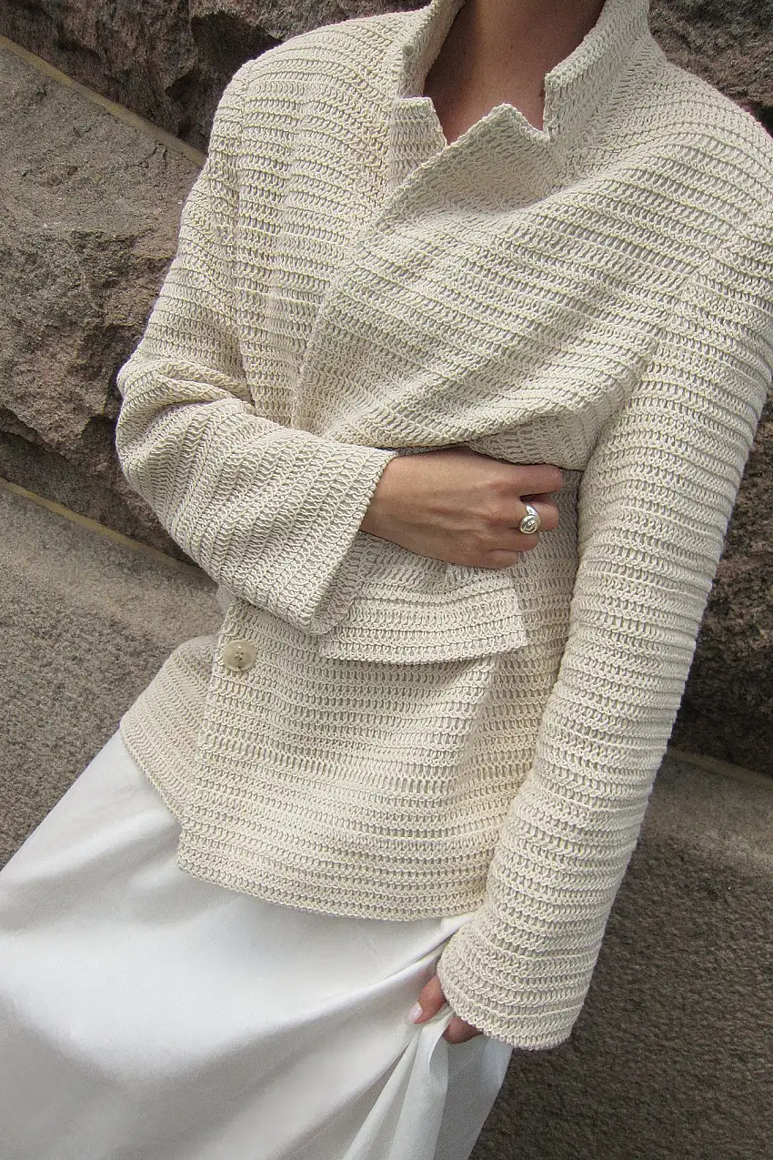 Virkad oversized blazer Beige