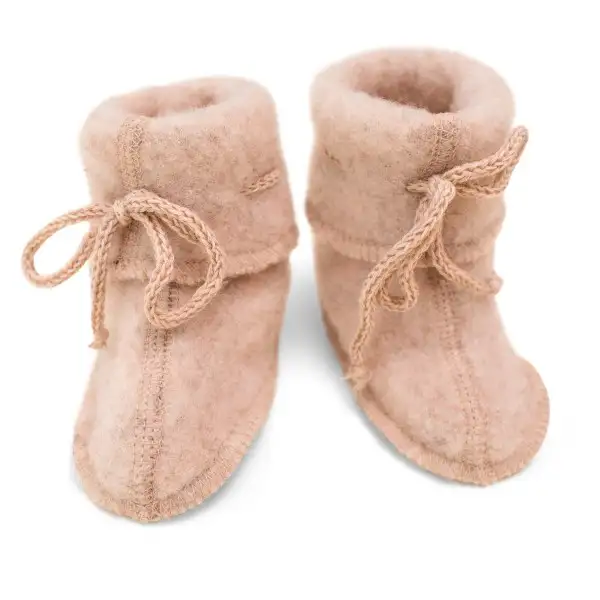 Engel - Baby Booties with Ribbon - Innetofflor