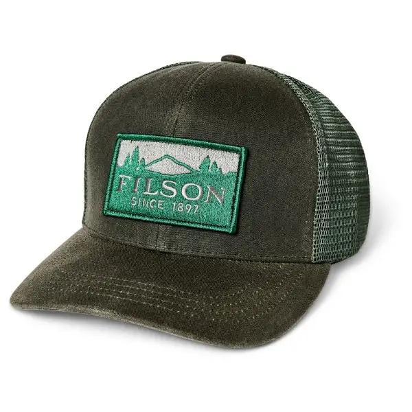 Filson - Scenic Waxed Logger Mesh Cap - Keps