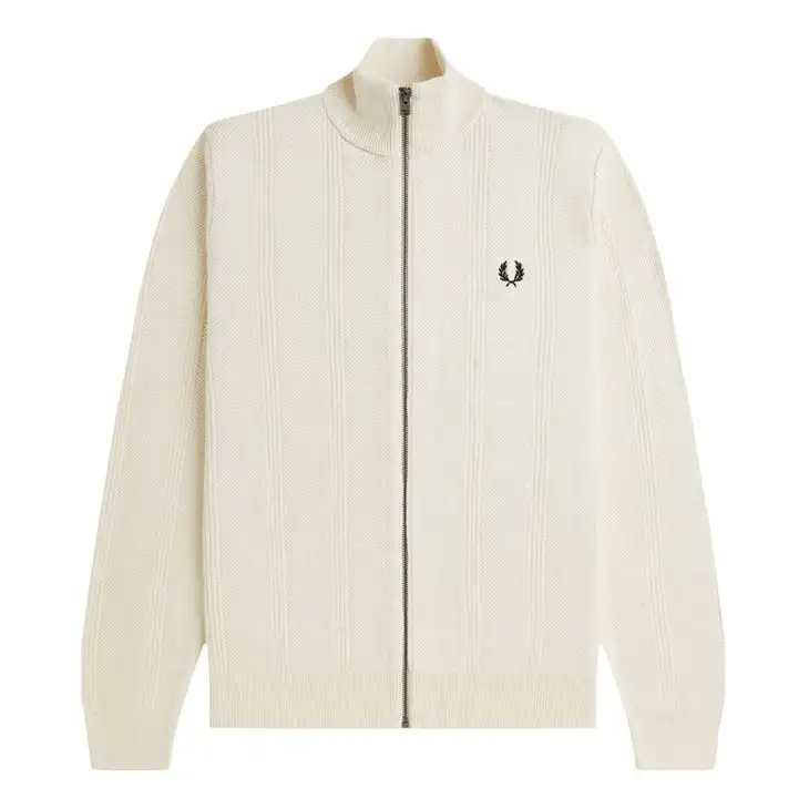 TEXTURED ZIP CARDIGAN herr 73739342