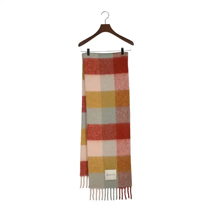 ALPACA WOOL CHECK SCARF 47899159
