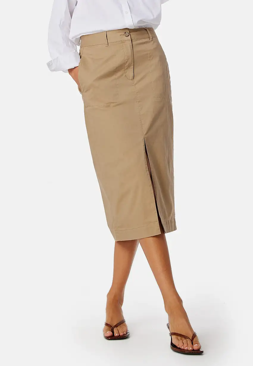 Chino Slit Skirt 98523713