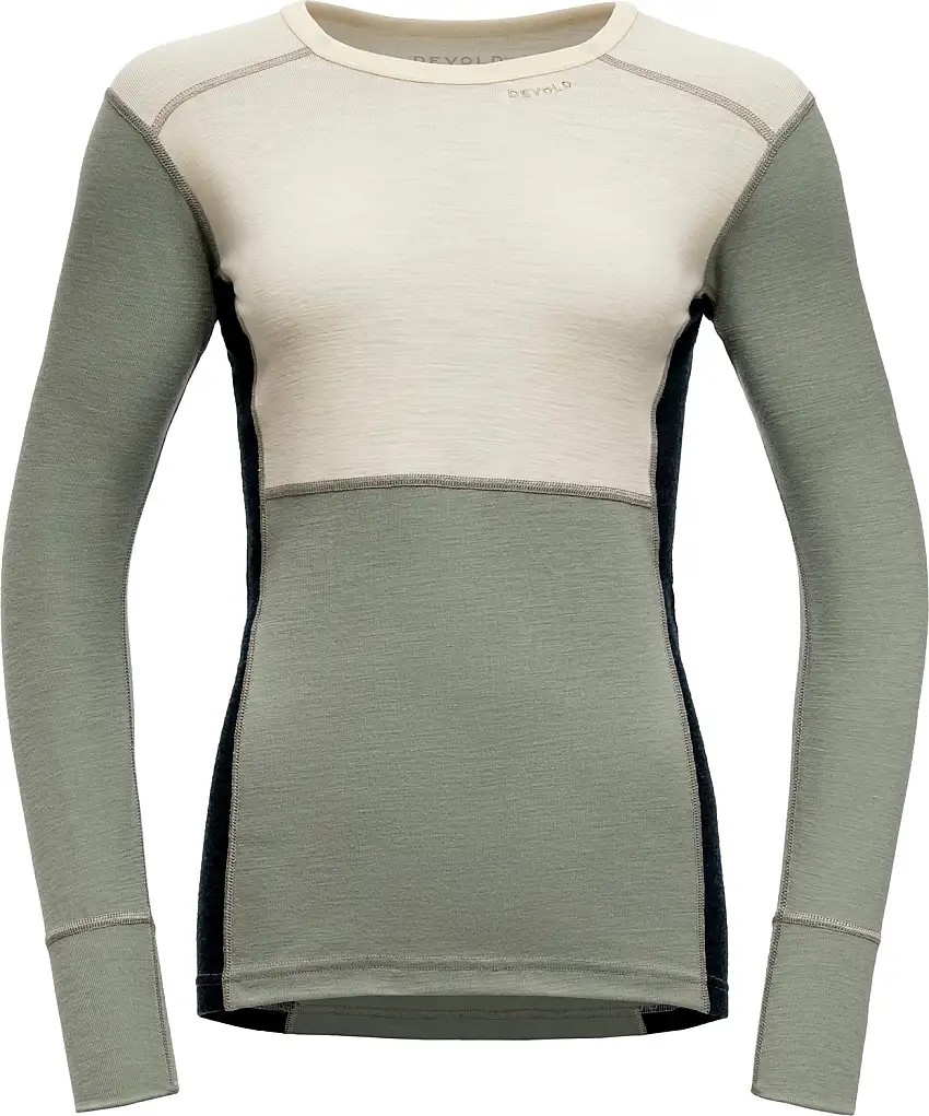 Devold Women's Lauparen Merino 190 Shirt Raw White/fog/ink