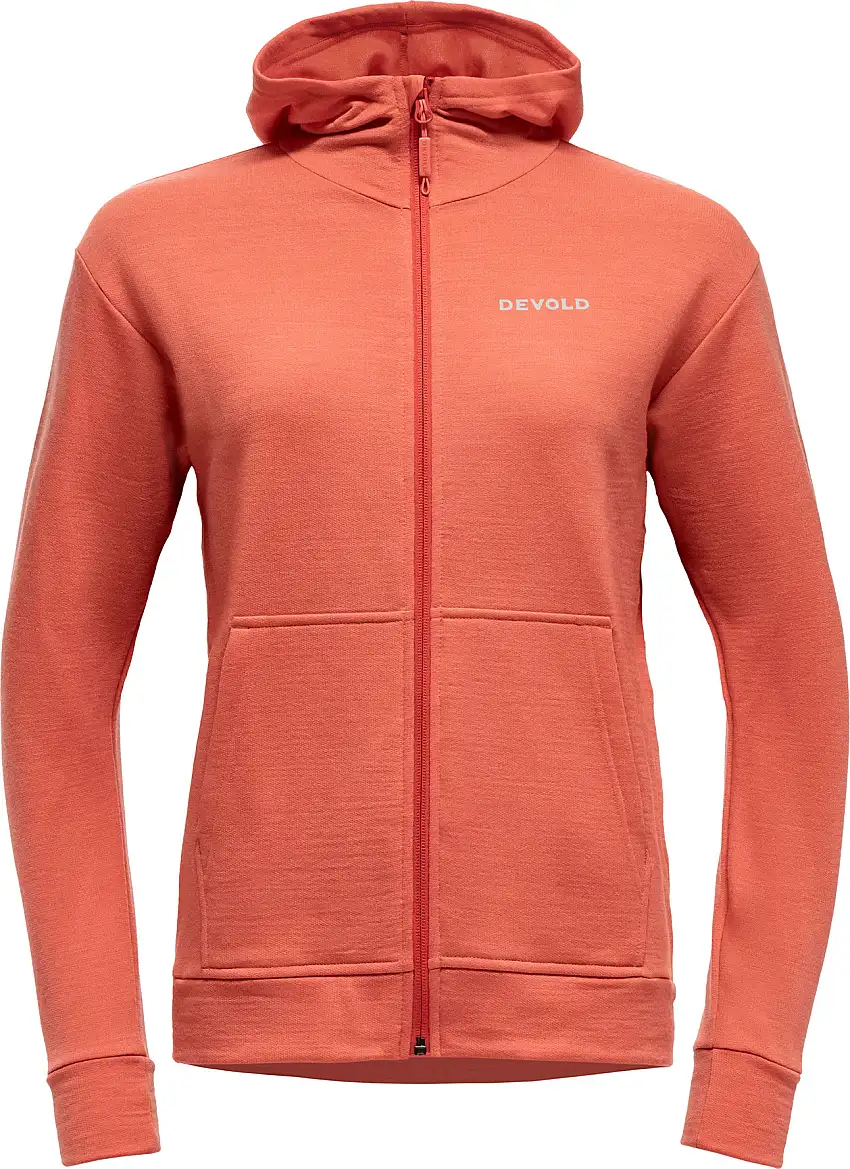 Devold Women's Everyday Zip Hoodie Coral