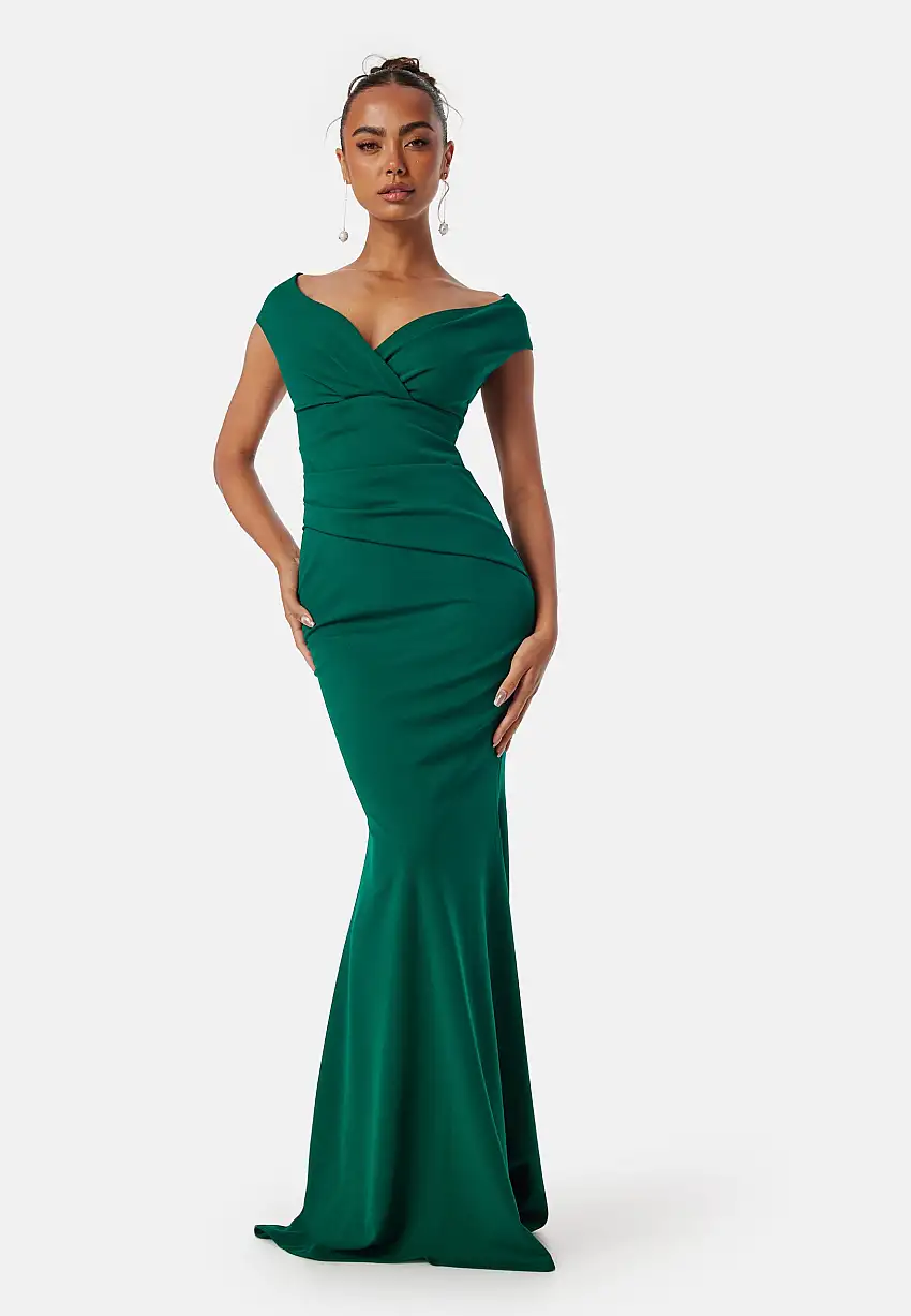 Bardot Pleat Maxi Dress 81542771